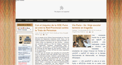 Desktop Screenshot of andinanoticias.peruvianhosting.net
