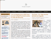 Tablet Screenshot of andinanoticias.peruvianhosting.net
